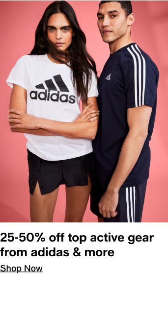 25-50% off top active gear from adidas & more
