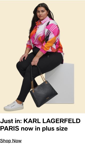 Just In: KARL LAGERFELD PARIS now in plus size