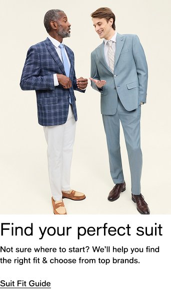 Find your perfect suit