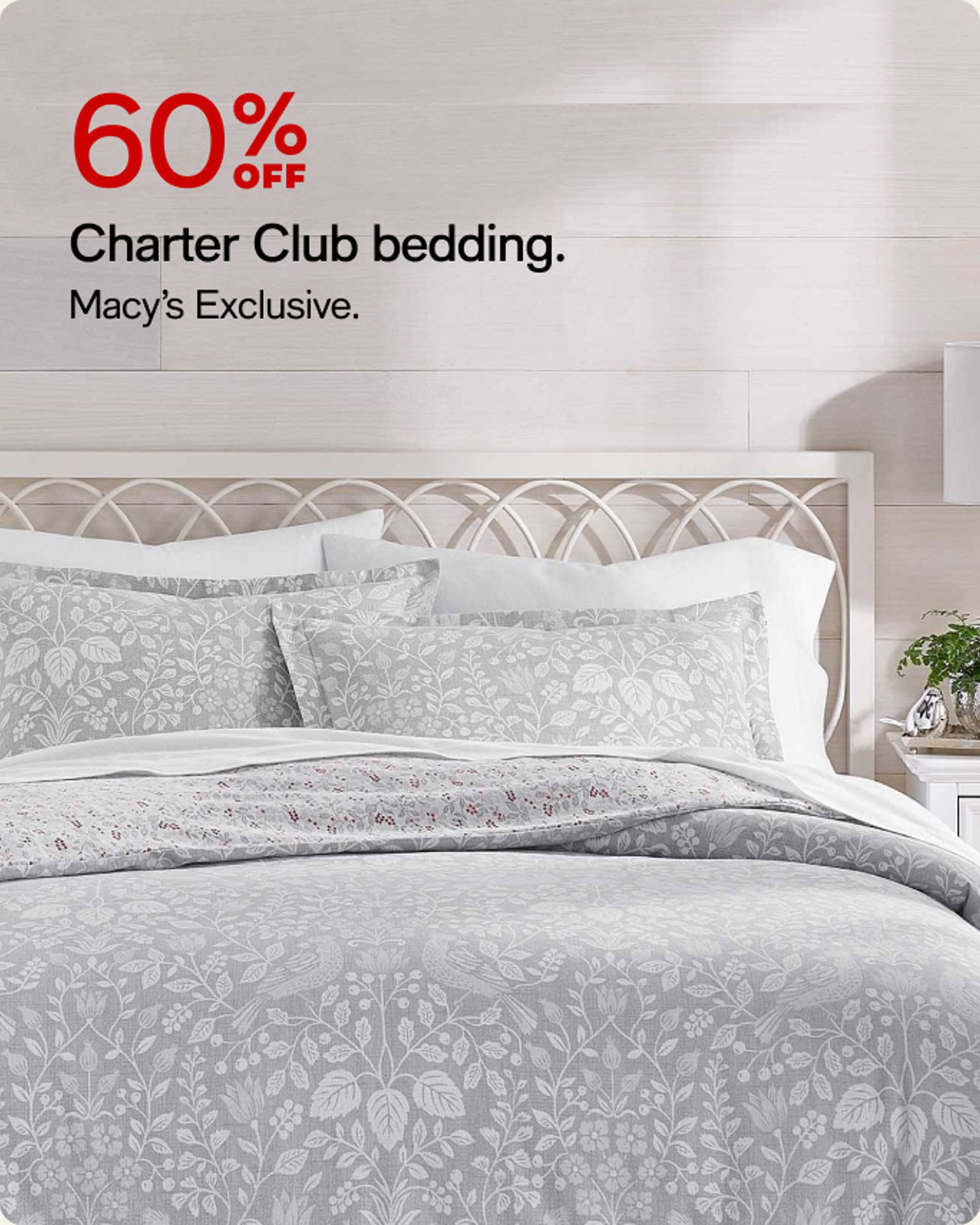 60% OFF Charter Club bedding