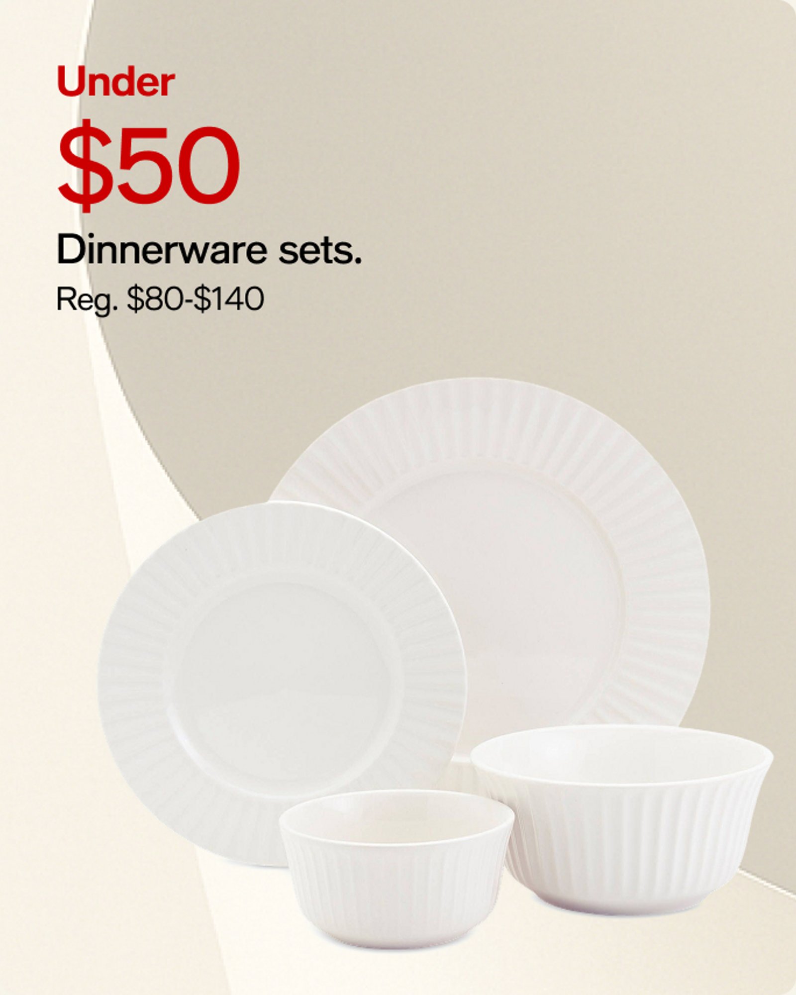 dinnerware sets