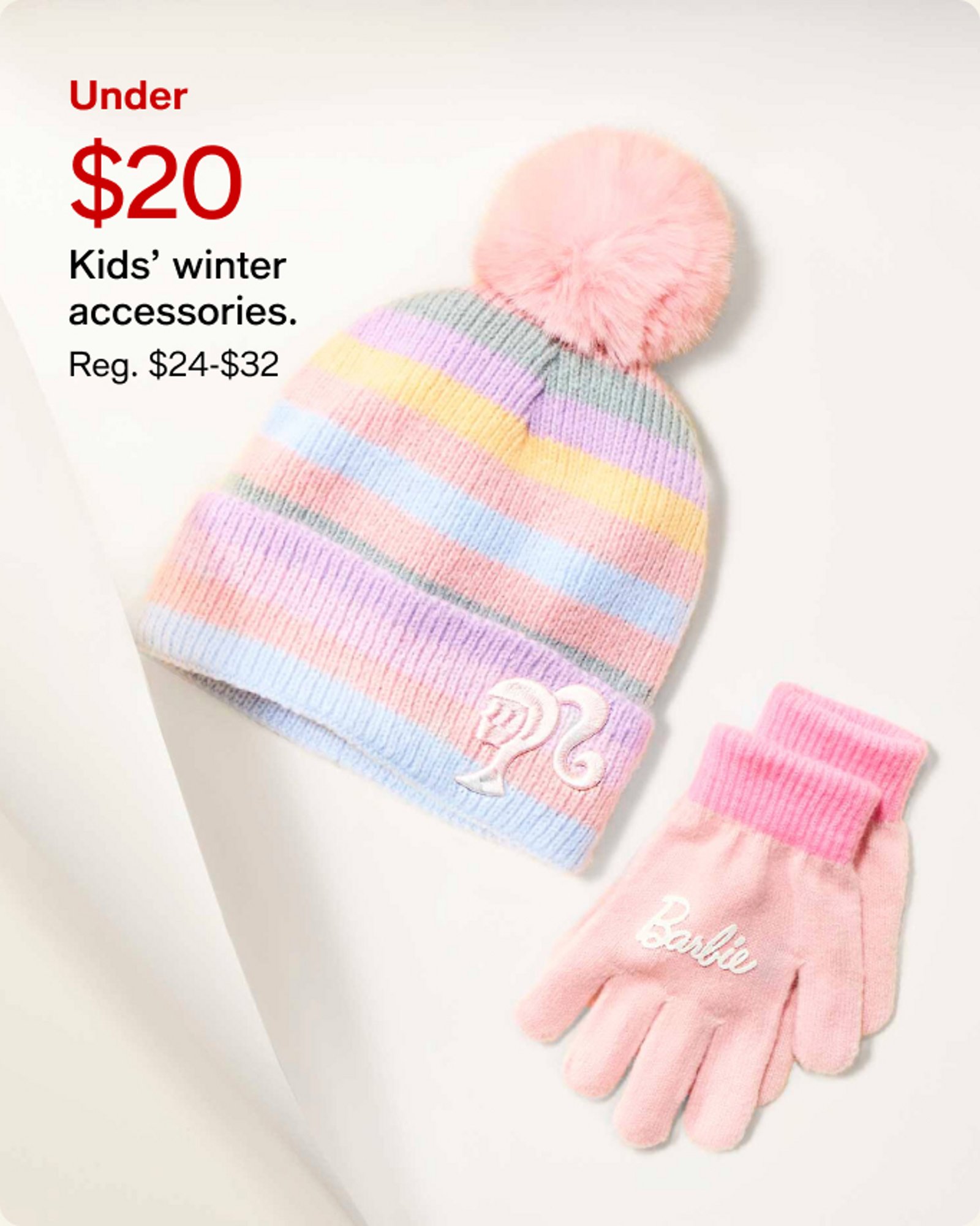 Under $20 kids winter accessories